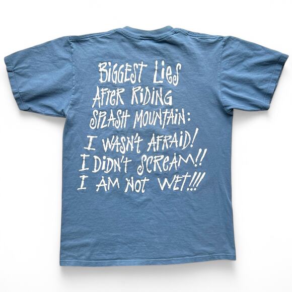 Vintage Splash Mountain Disney World Wet Mickey Ride M Park Designs Two Sided - Picture 2 of 13